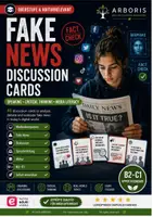 Vorschau - Aufgabenkarten - Fake News Diskussion Englisch B2-C1 - Deckblatt