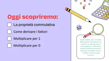 anteprima - Materiale di supporto/inclusione - La moltiplicazione - Pagina 1