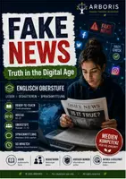 Vorschau - Unterrichtsreihen - Fake News Unterrichtseinheit Englisch Oberstufe B2 + C1 - Deckblatt