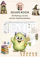 Vorschau - Arbeitsblätter - Escape Room 1.Klasse – Rettet Lino! - Deckblatt