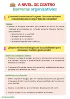 Vista previa - Refuerzo / NEE / Materiales de apoyo - Detección de barreras y medidas de actuación modelo DUA - página 1