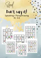 Vorschau - Spiele - Don't say it! - Spiel - Game - Klasse 5-6 Englisch - Deckblatt