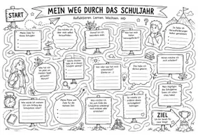 Vorschau - Arbeitsblätter - Mein Weg durch das Schuljahr – Reflexion zum Schuljahresende - Seite 3