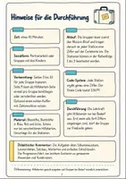Vorschau - Stationenlernen - Letzte Schulwoche Klasse 3: Escape Room Deutsch - Seite 1