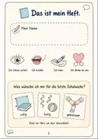 Vorschau - Mal- und Bastelvorlagen - Letzte Schulwoche Klasse 1-2: Deutsch Abschlussheft - Seite 1