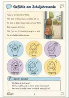 Vorschau - Mal- und Bastelvorlagen - Letzte Schulwoche Klasse 1-2: Deutsch Abschlussheft - Seite 2