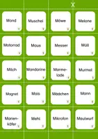 Vorschau - Spiele - Buchstabeneinführung M - Buchstabe M - Lese-Pärchen M - Seite 2
