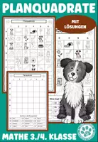 Vorschau - Arbeitsblätter - Planquadrate Orientierung Karten lesen - Deckblatt
