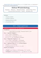 Vorschau - Arbeitsblätter - Abitur-Vorbereitung Mathematik: Tangenten, Monotonie, Stochastik & Geometrie | Basiskurs BaWü - Deckblatt