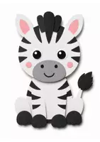 Vorschau - Mal- und Bastelvorlagen - Bastelvorlage Zebra - Kunst - Grundschule & Vorschule - Seite 2