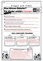 Vorschau - Stundenentwürfe - Fragen zum Video: Was können Roboter? Für Kinder erkklärt Check Jg. 3-6 - Seite 2