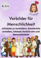 Vorschau - Arbeitsblätter - Vorbilder für Menschlichkeit - Deckblatt