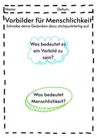 Vorschau - Arbeitsblätter - Vorbilder für Menschlichkeit - Seite 2