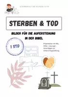 Vorschau - Arbeitsblätter - Bilder für die Auferstehung in der Bibel | Sterben & Tod - Deckblatt
