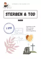 Vorschau - Arbeitsblätter - Suizid / Selbstmord | Sterben & Tod - Deckblatt