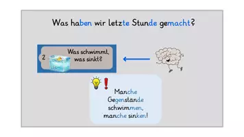 Vorschau - Stundenentwürfe - Schwimmen und sinken: Digitale Präsentation - Warum schwimmt der eine Knopf und der andere Knopf sinkt? - Seite 3