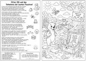 Vorschau - Arbeitsblätter - Sprachförderung mit Otter Oli und Luchs Leo - Seite 1