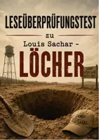 Vorschau - Test - Leseüberprüfungstest zu Louis Sachar - Löcher - Deckblatt