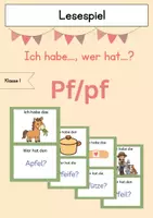 Vorschau - Spiele - Lesespiel Pf/pf - Deckblatt