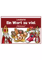 Vorschau - Arbeitsblätter - Nikolaus - Leseübung - Ein Wort zu viel - Seite 1
