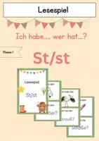 Vorschau - Spiele - Lesespiel St/st - Deckblatt