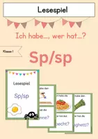 Vorschau - Spiele - Lesespiel Sp/sp - Deckblatt