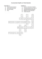Vorschau - Arbeitsblätter - Kreuzworträtsel Begriffe Netzwerk - Seite 1