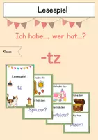 Vorschau - Spiele - Lesespiel -tz - Deckblatt