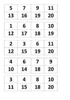 Vorschau - Spiele - Bingo in zwei Varianten: bis 20 und bis 30 - Seite 2
