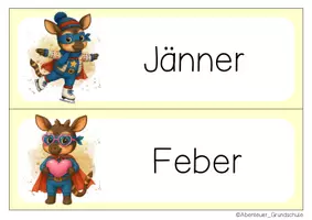 Vorschau - Anderer Materialtyp - Okapiklasse Tafelkalender Klassentier Okapi - Seite 2