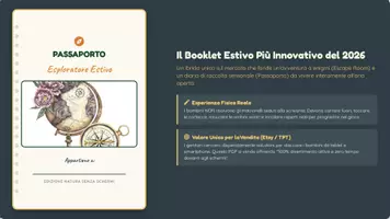 anteprima - Materiale interattivo - Il Passaporto dell'Esploratore Estivo & Escape Room della Natura (Vertical Layout) - Pagina di copertina