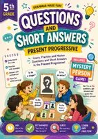 Vorschau - Arbeitsblätter - G_5_10_Present Progressive Questions mit Mystery Game - Deckblatt