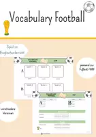 Vorschau - Spiele - Vocabulary Football - Spielplan - Deckblatt