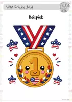 Vorschau - Mal- und Bastelvorlagen - WM 2026 Prickelbilder – 32 Motive für Klasse 1–2 | Fußball, Feinmotorik & Konzentration - Seite 3