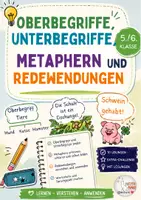 Vorschau - Arbeitsblätter - Oberbegriffe, Unterbegriffe, Metaphern und Redewendungen - Deckblatt