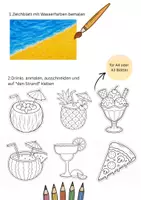 Vorschau - Mal- und Bastelvorlagen - Kunst Sommer - Seite 2