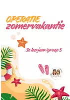 Voorbeeld - Operatie zomervakantie L3 - Voorblad