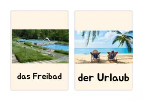 Vorschau - Bildkarten - Lernkarten Sommer - Seite 2