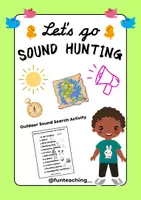Προεπισκόπηση - Διαδραστικό υλικό - Sound Hunting Activity- Κυνήγι Ήχων - Εξώφυλλο