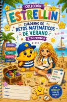Vista previa - Unidades / Secuencias / Situaciones de Aprendizaje - 2 Fichas del cuadernillo de quinto de repaso matemáticas Estrellín. - Portada