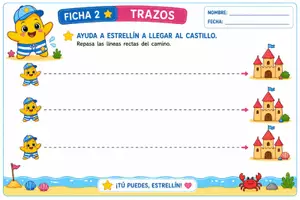 Vista previa - Unidades / Secuencias / Situaciones de Aprendizaje - Pack completo. Estrellín 3-4 años, grafomotricidad, primeros números, geometría, conceptos espaciales, secuencias,repaso, verano. - página 3