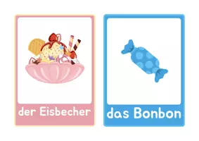 Vorschau - Bildkarten - Lernkarten Süßspeisen - Seite 3