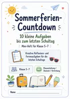 Vorschau - Spiele - Sommerferien-Countdown – 10 kleine Aufgaben bis zum letzten Schultag für Klasse 5–7 - Deckblatt