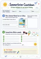 Vorschau - Spiele - Sommerferien-Countdown – 10 kleine Aufgaben bis zum letzten Schultag für Klasse 5–7 - Seite 2