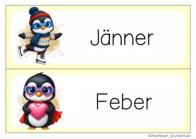 Vorschau - Anderer Materialtyp - Piguinklasse Tafelkalender Klassentier Piguin - Seite 2
