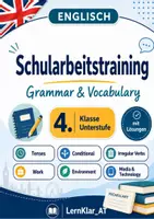 Vorschau - Arbeitsblätter - Englisch Schularbeitstraining – Grammar & Vocabulary - Deckblatt