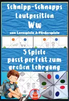 Vorschau - Stundenentwürfe - 5 Himmel und Hölle Spiele zur Lautposition W - Lauterkennung und phonologische Bewusstheit üben - Buchstabe der Woche - Deckblatt