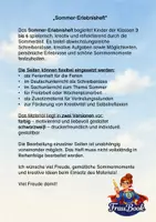 Vorschau - Arbeitsblätter - Ferienpaket Deutsch Klasse 3, Lese-Mal-Heft und Erlebnisheft für die Sommerferien - Seite 1