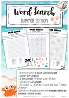 Vorschau - Arbeitsblätter - Materialpaket Growing Bundle Word Search Sek I Englisch - Seite 1