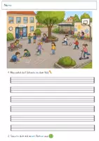 Vorschau - Arbeitsblätter - Kreatives Schreiben (verschiedene Bildszenarien) - Seite 1